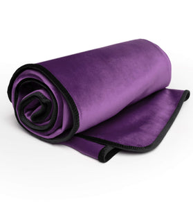 Fascinator Lush Throw  Purple Microvelvet - King Size