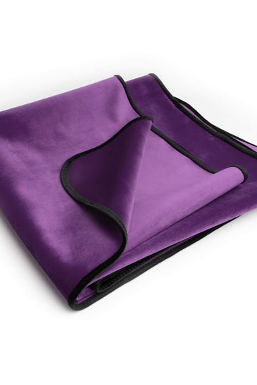 Fascinator Lush Throw  Purple Microvelvet - King Size