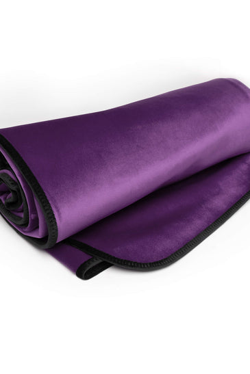 Fascinator Lush Throw  Purple Microvelvet - King Size