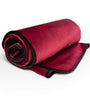 Fascinator Lush Throw  Merlot Microvelvet - King Size
