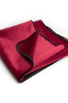 Fascinator Lush Throw  Merlot Microvelvet - King Size