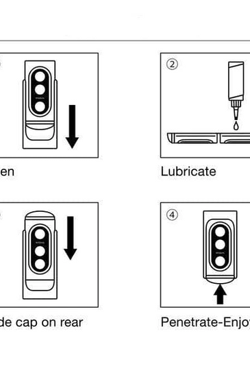 Flip Hole White Male Masturbator