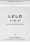 HEX Original Condoms, 3 Pack