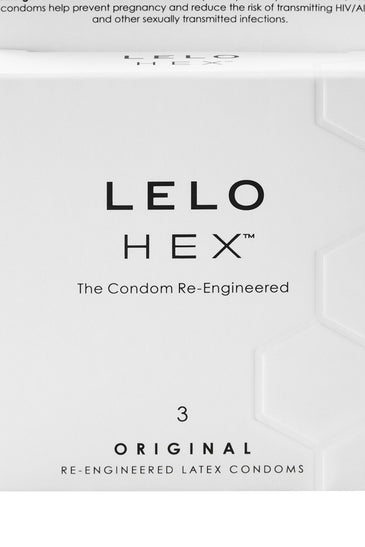 HEX Original Condoms, 3 Pack