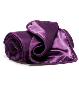 Fascinator Throw Aubrergine Microvelvet - Regular Size