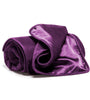 Fascinator Throw Aubrergine Microvelvet - Regular Size