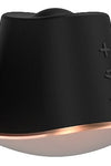Elegance Dazzling Rotating & Vibrating Clitoral Stimulator Black
