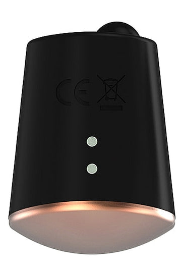 Elegance Dazzling Rotating & Vibrating Clitoral Stimulator Black