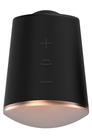 Elegance Dazzling Rotating & Vibrating Clitoral Stimulator Black